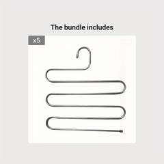 Stainless Steel S Hangers for Clothing Stores
