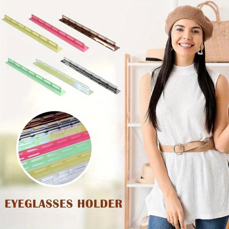 Acrylic Eyeglasses Holder Wall Mounted Sunglasses Organizer Storage