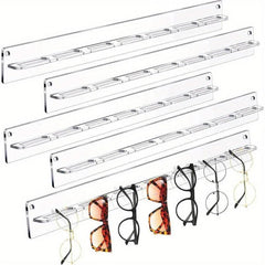 Acrylic Eyeglasses Holder Wall Mounted Sunglasses Organizer Storage