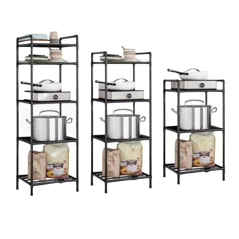 Metal Microwave Storage Shelf for Kitchen Organization