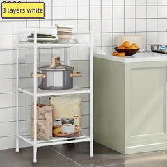 Metal Microwave Storage Shelf for Kitchen Organization