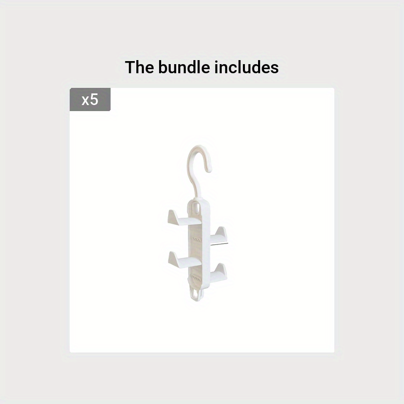 Space-Saving Scarf Belt Tie Storage Hanger for Stores