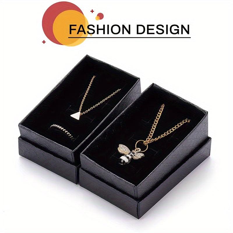 24pcs Diamond Pattern Jewelry Boxes - Wedding, Birthday, Anniversary