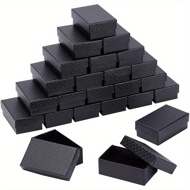 24pcs Diamond Pattern Jewelry Boxes - Wedding, Birthday, Anniversary