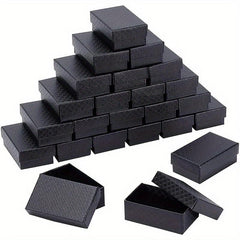24pcs Diamond Pattern Jewelry Boxes - Wedding, Birthday, Anniversary
