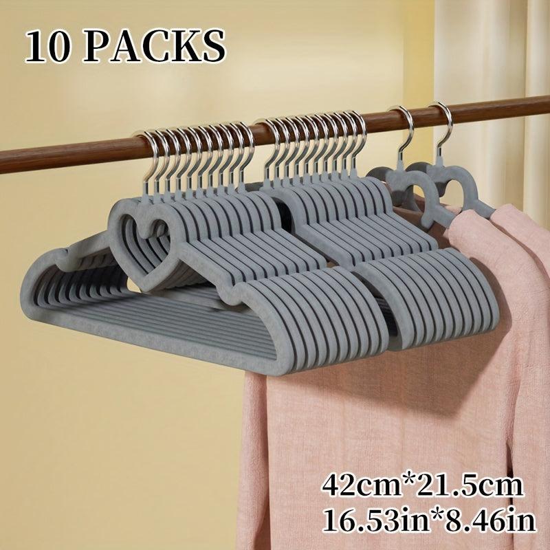 Flocking Love Butterfly Clothes Hanger Set - Non Slip - Set of 10-20