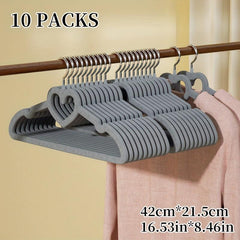 Flocking Love Butterfly Clothes Hanger Set - Non Slip - Set of 10-20