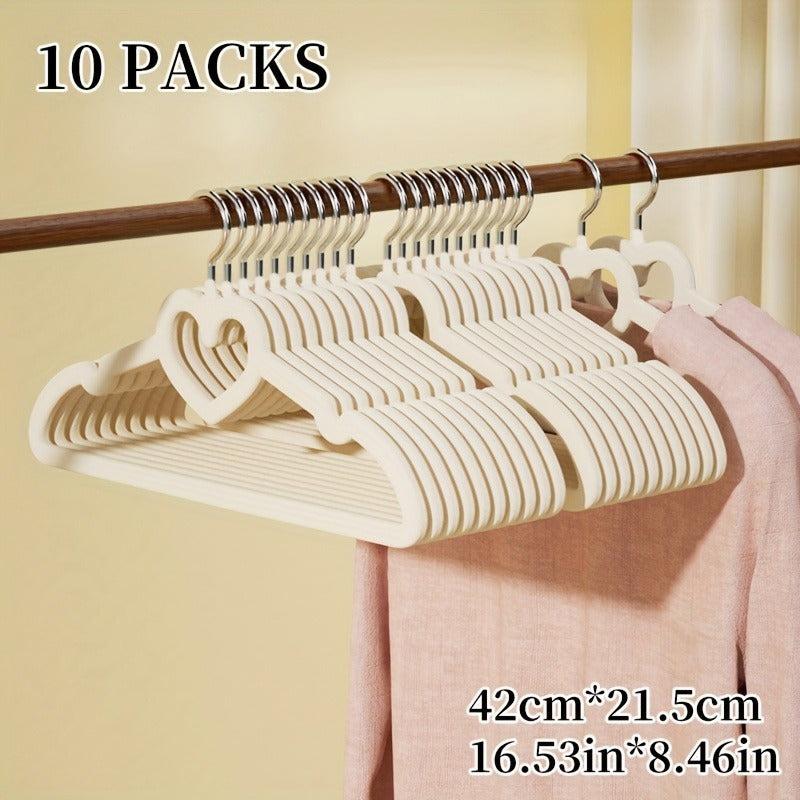 Flocking Love Butterfly Clothes Hanger Set - Non Slip - Set of 10-20