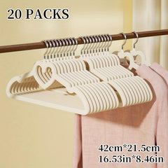 Flocking Love Butterfly Clothes Hanger Set - Non Slip - Set of 10-20