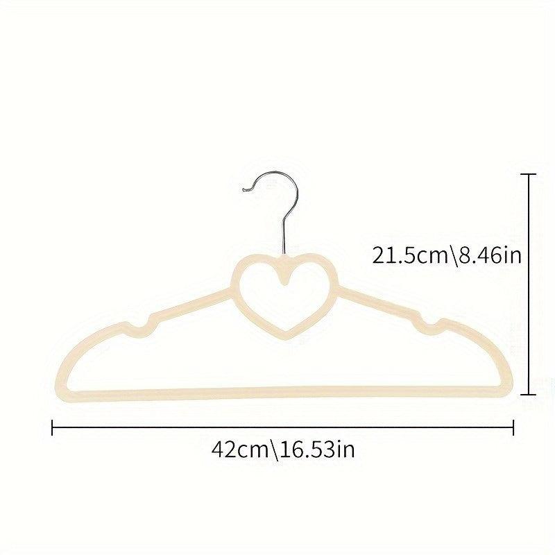 Flocking Love Butterfly Clothes Hanger Set - Non Slip - Set of 10-20