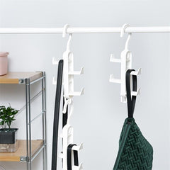 1PC Creative Home Bag Coat Hanger Storage Drying Rack Punching Hook
