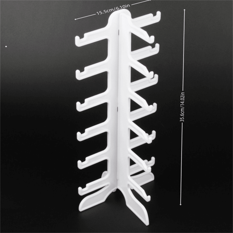 6 Layers Sunglasses Display Rack Holder Plastic Glasses Organizer