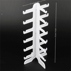 6 Layers Sunglasses Display Rack Holder Plastic Glasses Organizer