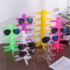 6 Layers Sunglasses Display Rack Holder Plastic Glasses Organizer