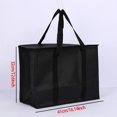 Insulated Grocery Bags Large Capacity Reusable Tote Hot/Cold Food Bag