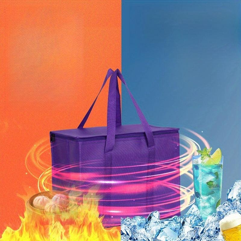 Insulated Grocery Bags Large Capacity Reusable Tote Hot/Cold Food Bag