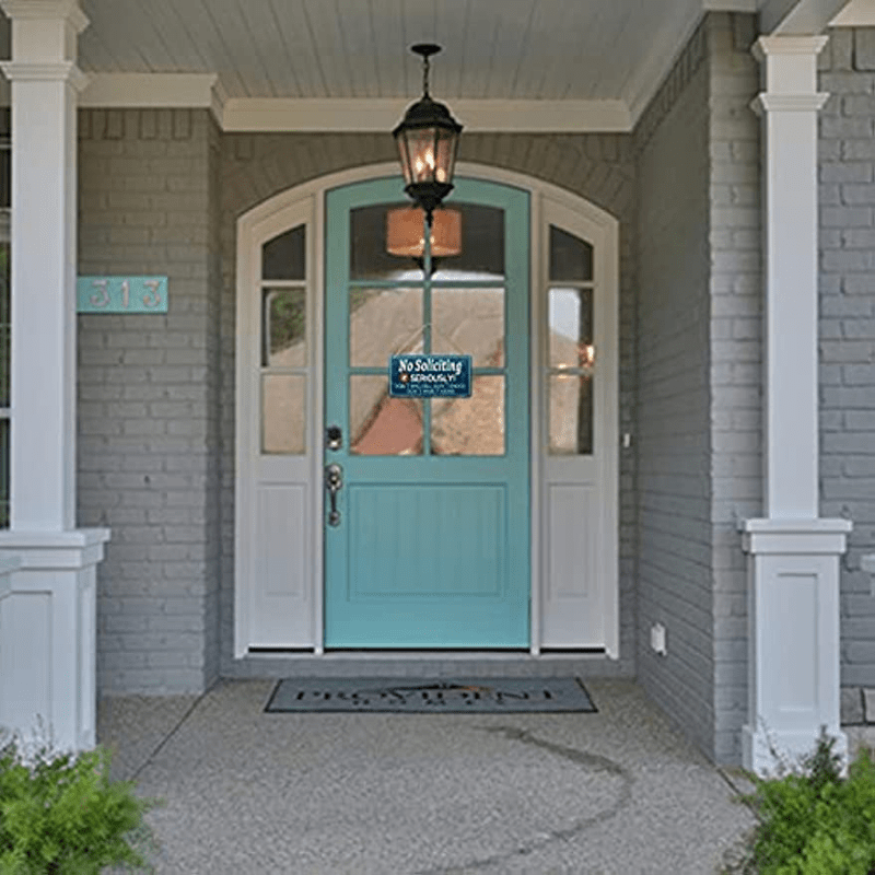 Personalized No Soliciting Sign Keep Homefront Weird