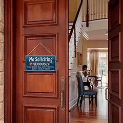 Personalized No Soliciting Sign Keep Homefront Weird