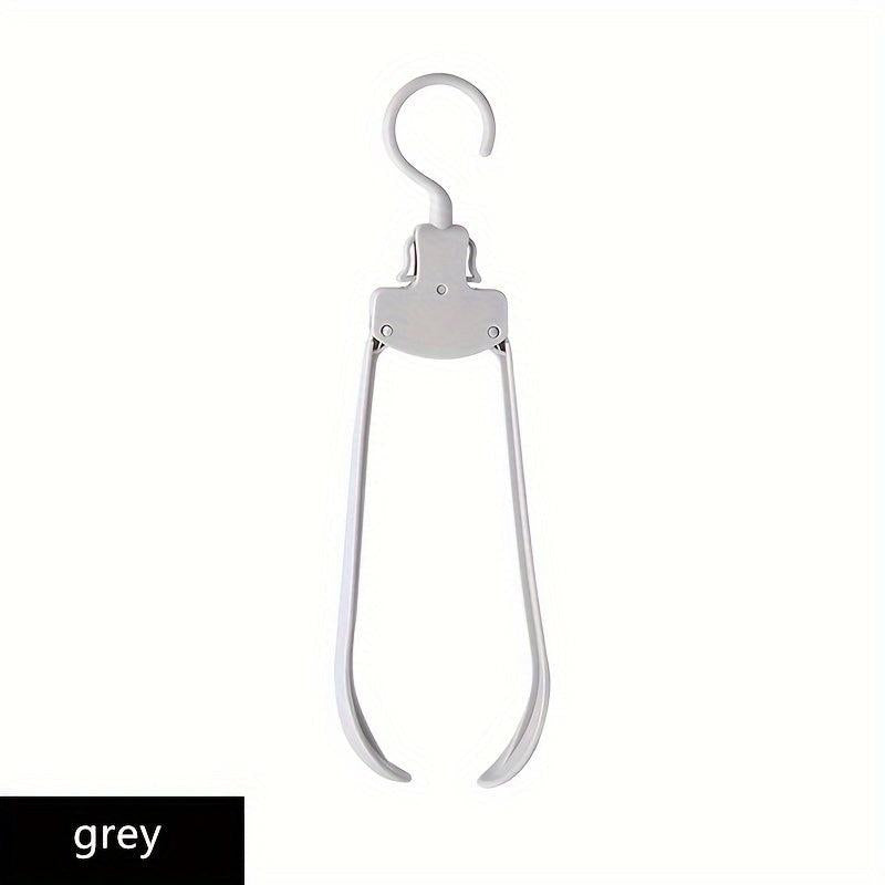 10pcs Foldable Hanger Portable Seamless Hanger Wide Shoulder Adult Clothes