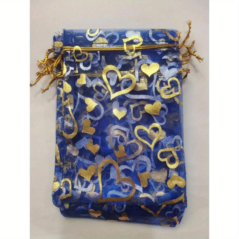 10pcs Organza Gift Bags 4x6 Drawstring Mesh Party Favor Wedding Jewelry