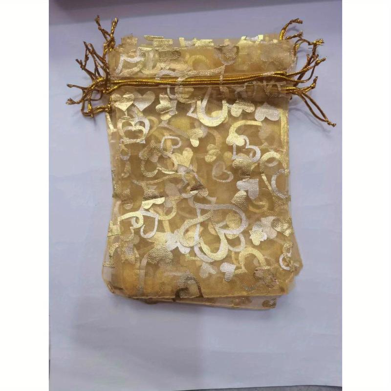 10pcs Organza Gift Bags 4x6 Drawstring Mesh Party Favor Wedding Jewelry