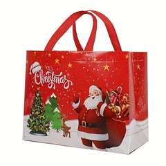 3pcs Reusable Non Woven Christmas Wrapping Bags & Shopping Bag