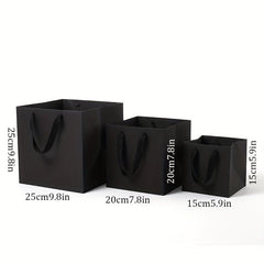 5pcs Square Paper Bags with Handles Bulk for Birthday Parties