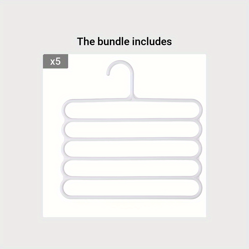 5-Layer Multifunctional Pants Rack Clothes Drying Storage Bracket