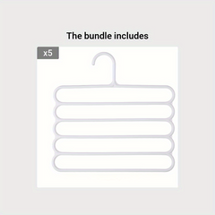 5-Layer Multifunctional Pants Rack Clothes Drying Storage Bracket