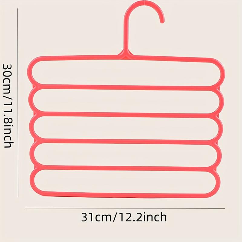 5-Layer Multifunctional Pants Rack Clothes Drying Storage Bracket