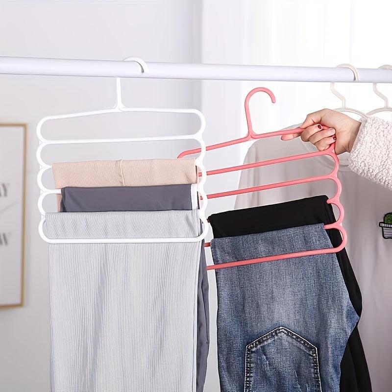 5-Layer Multifunctional Pants Rack Clothes Drying Storage Bracket