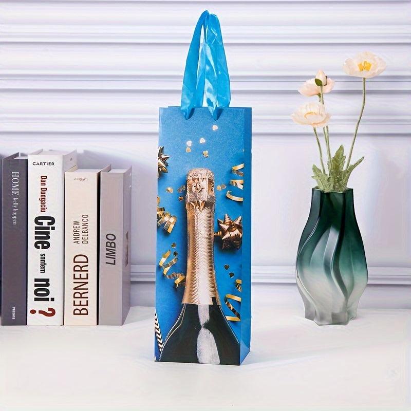 12pcs Wine Gift Bags for Holiday Revelry 11.99x35.05x10.01cm