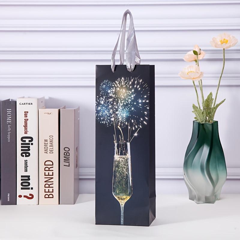 12pcs Wine Gift Bags for Holiday Revelry 11.99x35.05x10.01cm
