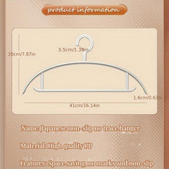 5pcs Non Marking Clothes Hanger No Deformation Anti Slip