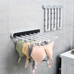 Foldable Drying Socks Rack Wall Hanging Underwear Drying Artifact