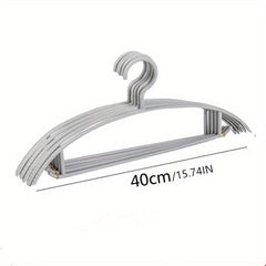 5pcs Non-slip Clothes Hanger - Wide Shoulder Semicircle Design