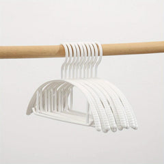 5pcs Non-slip Clothes Hanger - Wide Shoulder Semicircle Design