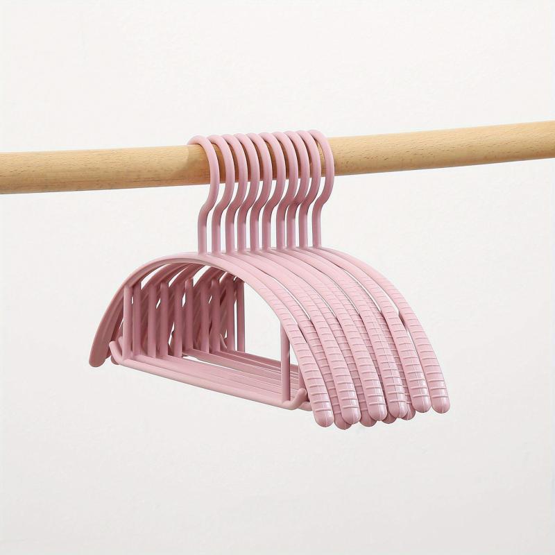 5pcs Non-slip Clothes Hanger - Wide Shoulder Semicircle Design