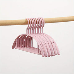 5pcs Non-slip Clothes Hanger - Wide Shoulder Semicircle Design