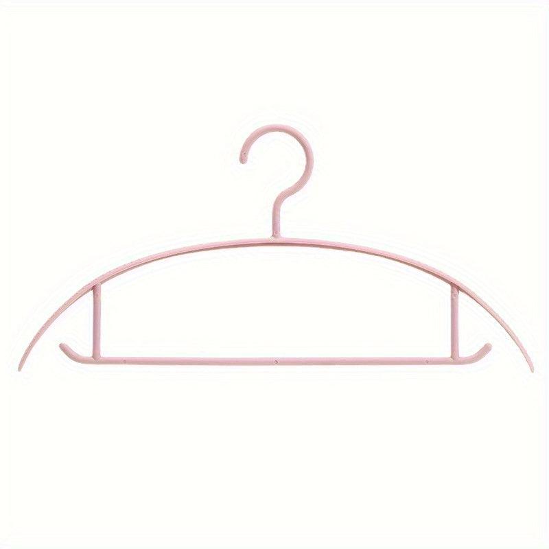 5pcs Non-slip Clothes Hanger - Wide Shoulder Semicircle Design
