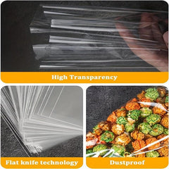 100pcs Plastic Bag With Tie for Popcorn Packaging