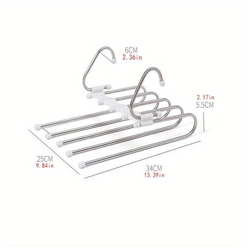 Multifunctional Hanger Closet Organizer Adjustable Pants Tie Storage Shelf