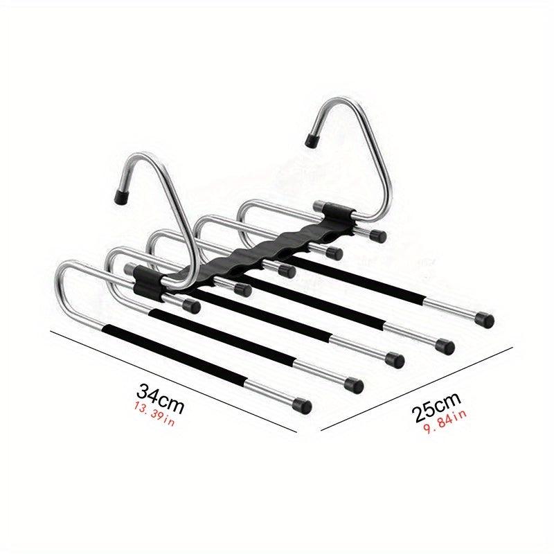 Multifunctional Hanger Closet Organizer Adjustable Pants Tie Storage Shelf