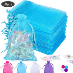 30pcs 10x16x15cm Organza Gift Bags for Jewelry Party Wedding Favor