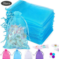 30pcs 10x16x15cm Organza Gift Bags for Jewelry Party Wedding Favor