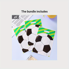 10 Football Party Gift Bags - Ideal for Celebrations