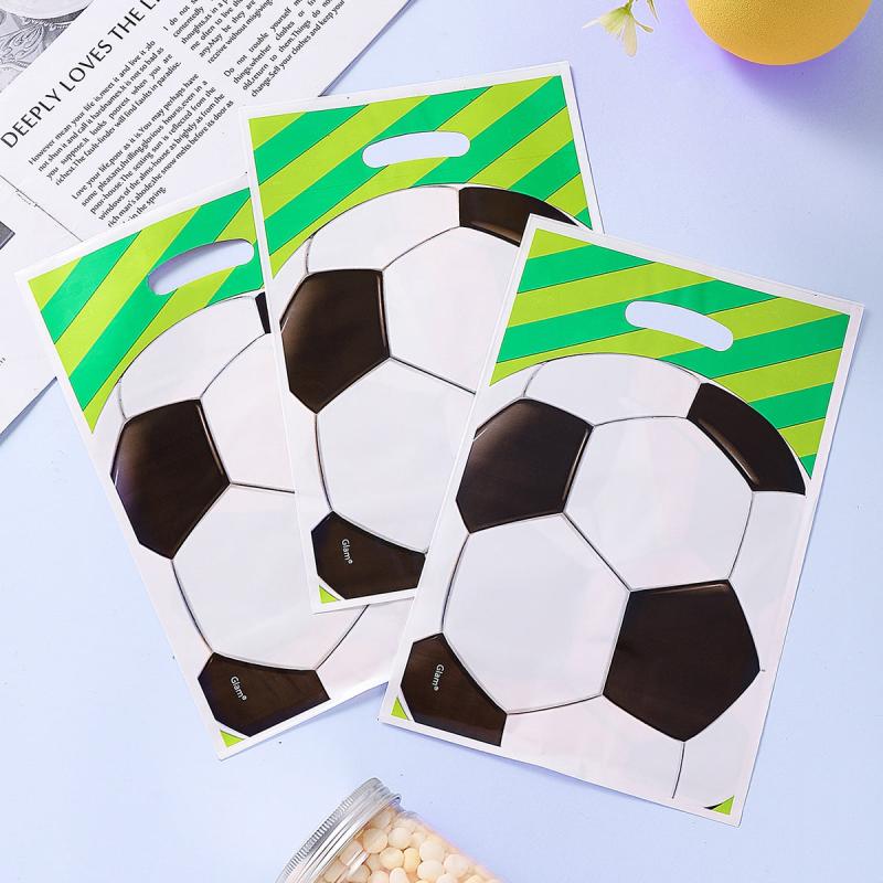 10 Football Party Gift Bags - Ideal for Celebrations