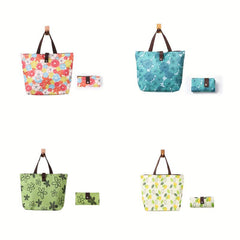 Portable Oxford Cloth Shopping Bag Waterproof Foldable Reusable Large Capacity