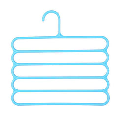 5 Layer Pants Hangers Non Slip Clothes Rack Organizer