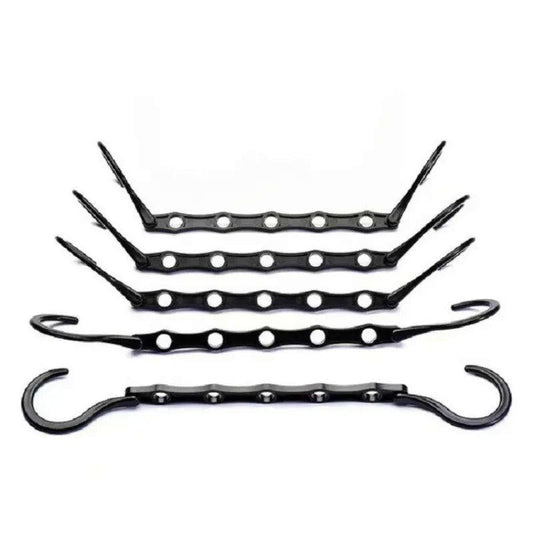 5pcs Plastic Hangers Magic Clothes Hanger For Clothes Storage